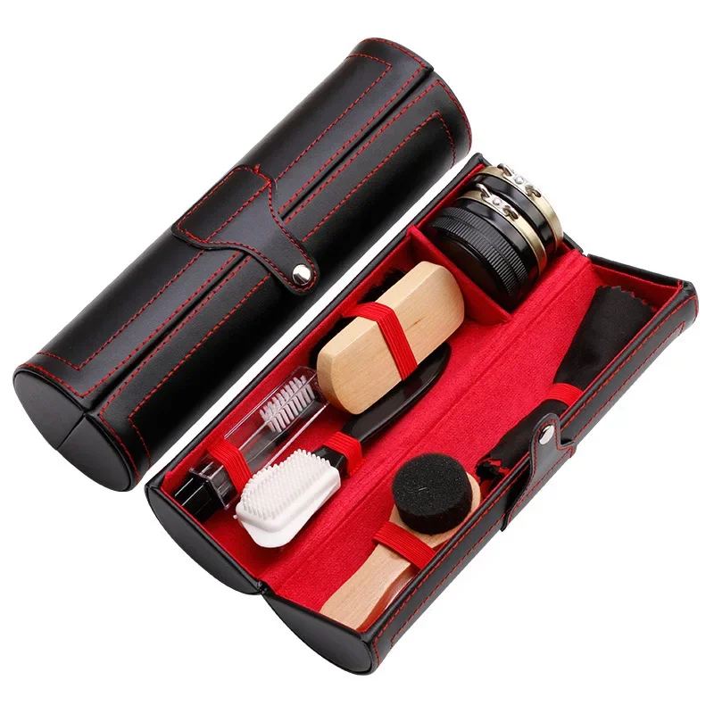 Sneaker Care Kit - プロの靴ケアキットクイックポリッシュレザーシューズブラシクリーニングセットブーツスニーカー用の光沢のあるクリーンツールを維持
