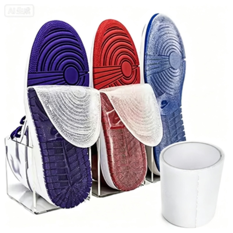 Sneaker Care Kit - 耐摩耗性靴底保護材、滑り止め自己粘着性アウトソールステッカー（スニーカー、ハイヒール、靴の修理・交換用テープ）