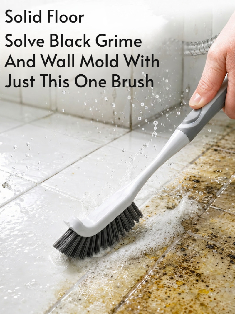 Brush Bristle Set - 硬い毛のスクラブブラシセット、滑り止めハンドル付きの掃除用ブラシ、浴室、キッチン、シンク、タイル、目地、隙間の深部洗浄用