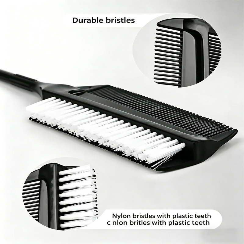 2個入りプロ用ヘアスタイリングブラシセット、猪毛ティーシング - Brush Bristle Set のレビューと価格