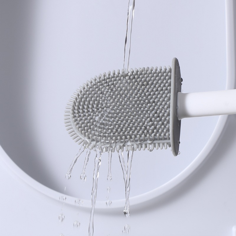 トイレブラシ 水漏れ防止 ベース付き シリコン製 平頭 フレ - Brush Bristle Set のレビューと価格