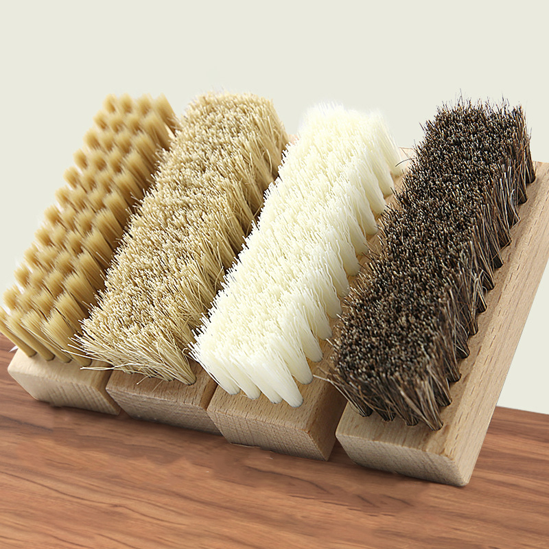 豚の毛の靴掃除ブラシ,スニーカーブラシ,竹ハンドルクリーナー - Sneaker Care Kit のレビューと価格