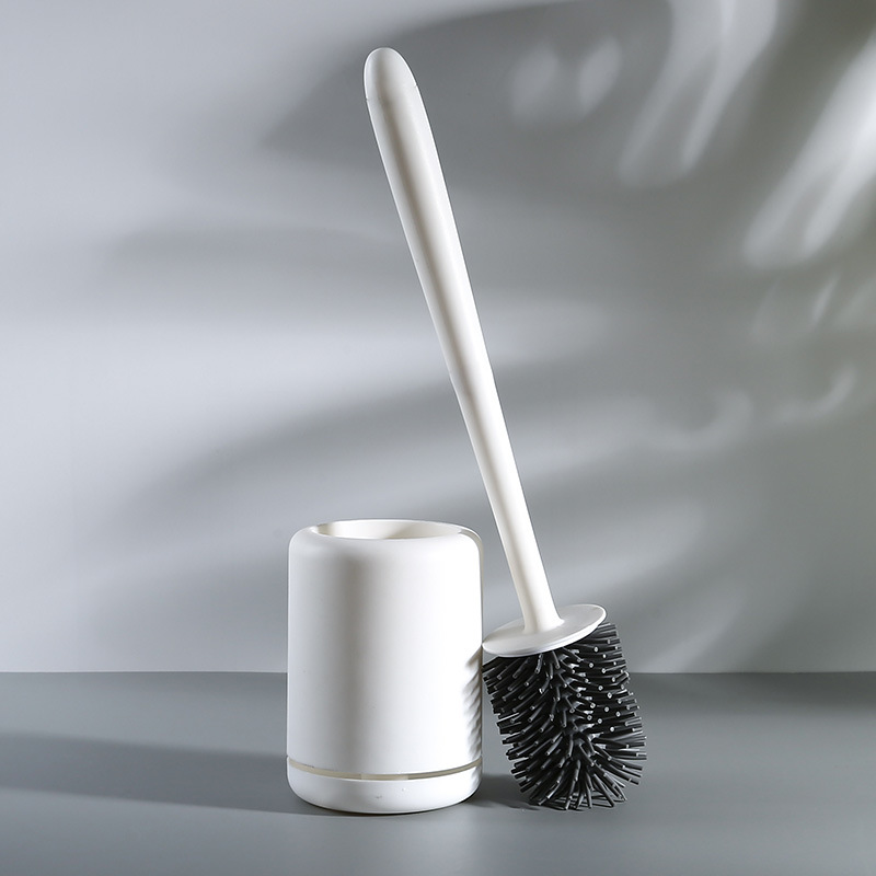 トイレブラシセットホルダーナイロン/シリコーン毛クリエイティ - Brush Bristle Set のレビューと価格