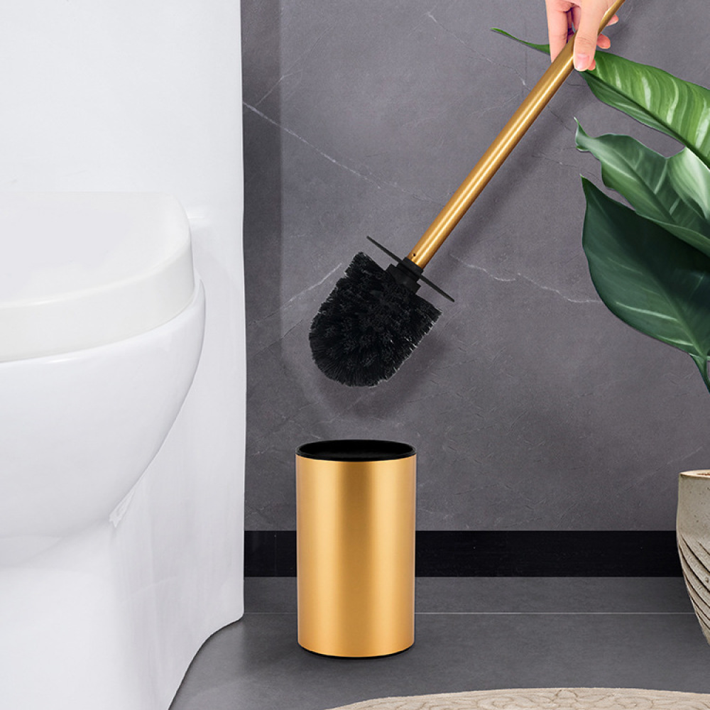 ミニマリストデザインのステンレス製トイレブラシ（ホルダー付き - Brush Bristle Set のレビューと価格