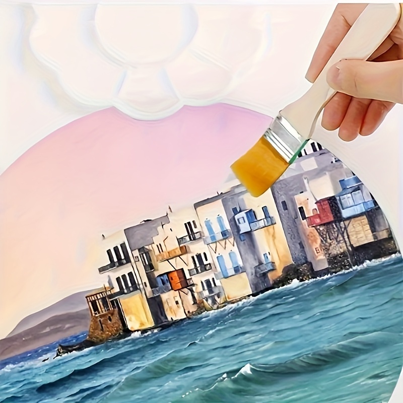 10本組 木製ハンドル ナイロン毛 ペイントブラシ 油絵、ダ - Brush Bristle Set のレビューと価格
